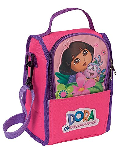 Jemini Dora Sac Isotherme à Bandoulière Bagage pour Enfant, 25 cm, 5 L, Rose