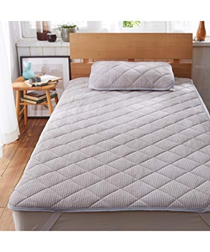 [ニッセン] ベッドパッド・敷きパッド 接触冷感×綿混タオル地吸汗速乾リバーシブル敷きパッド グレージュ シングル