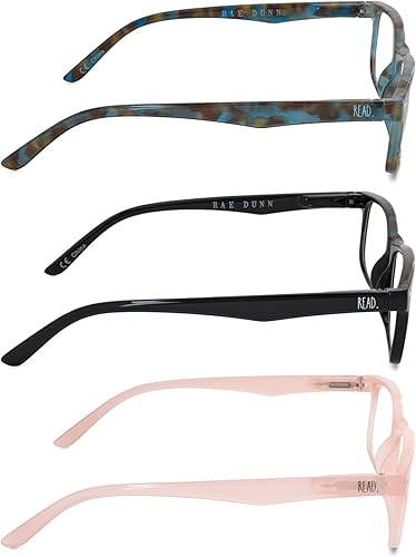 Miniatura 2 de Rae Dunn Gafas de lectura LOU Premium, paquete de 3 con fuente de firma READ o FOCUS