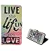 K-S-Trade Qualitativ & Innovativ Schutz-Hülle Handy-Hülle Für HTC Desire 526G Dual SIM Schutzhülle 360° Wallet Case ''live Life Love'' Dual SIM günstig Kaufen-K-S-Trade Qualitativ & Innovativ Schutz-Hülle Handy-Hülle Für HTC Desire 526G Dual SIM Schutzhülle 360° Wallet Case ''live Life Love''