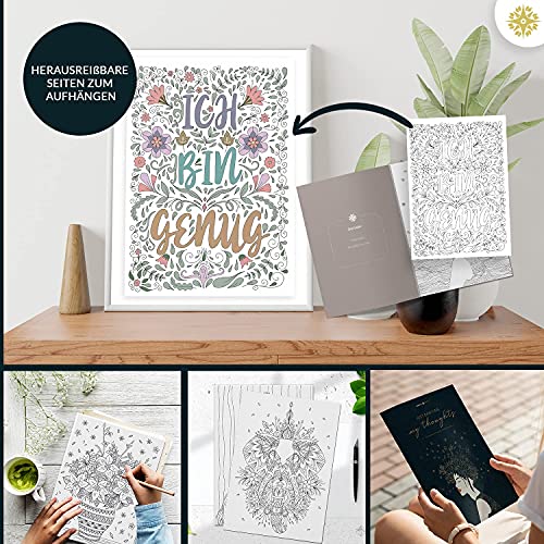 My Thoughts - Mandala Malbuch für Erwachsene Entspannung von Lebenskompass® - Mandalas für Erwachsene und Jugendliche… – Bild 4