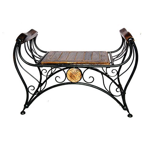 Kraftee Wooden Living Room & Bar Stool Brown Amazon.in Home & Kitchen