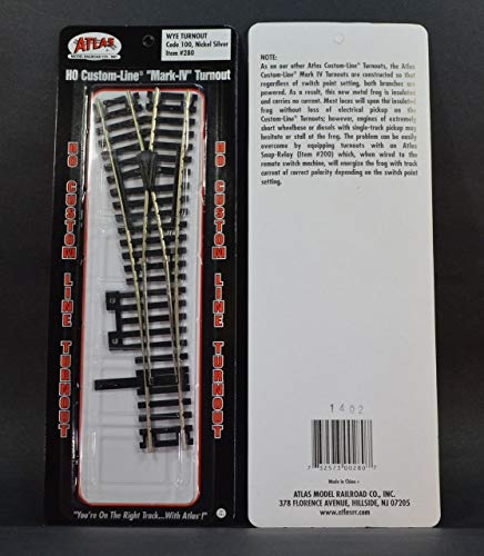 HO Code 100 Mark IV Wye Turnout