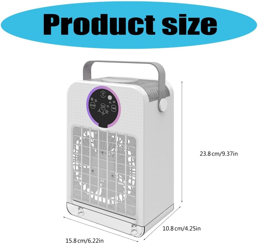 Evaporative Cooling Device 700ml Capacity USB Operated Portable Air Conditioning
