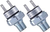 FanWayer 120-150 PSI Pressure Switch 1/4-18 NPT Air Compressor Switch for 12V/24V DC & AC - Train Horn & Air Tank Controller