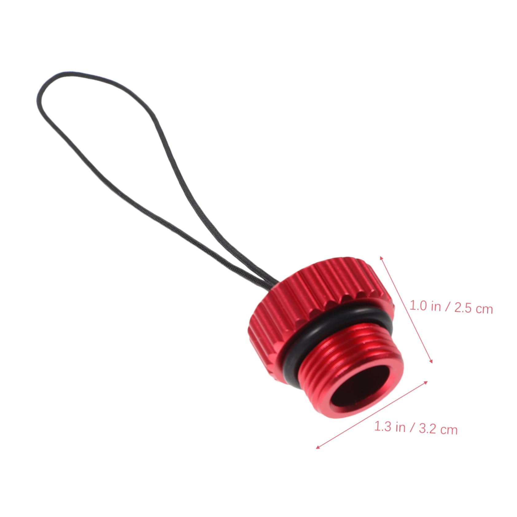 NULYLU Diving Tank Valve Cap Durable Scuba Valve Cover with Cord Fashionable Dust Cap for Protection for Warm Cold Water Diving