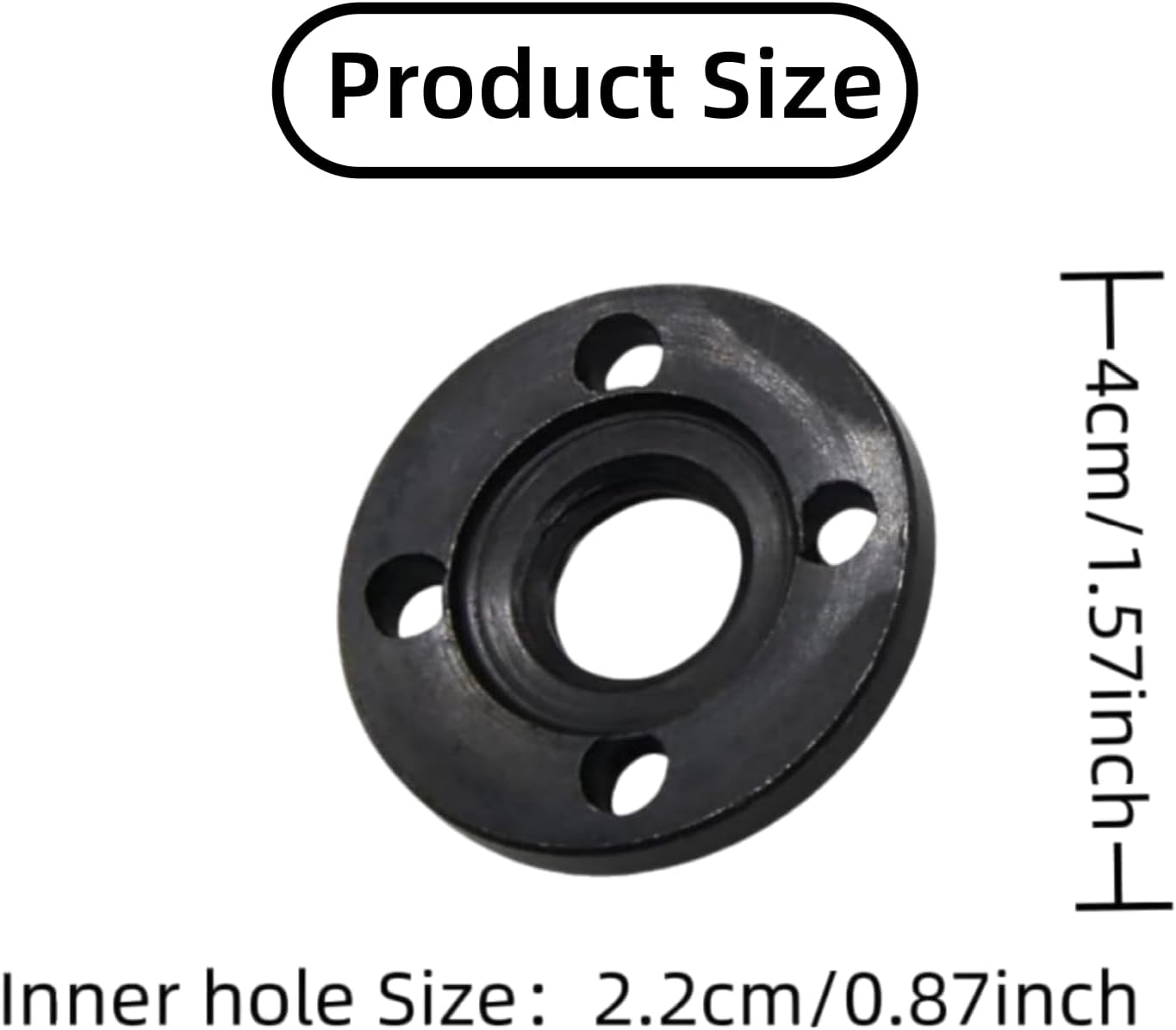 (3-Pack) N134467 Grinder Flange Nut, 5/8-11 Replacement for DeWalt DWE402 DWE412B DWE4011, Angle Grinder Lock Nut Accessories