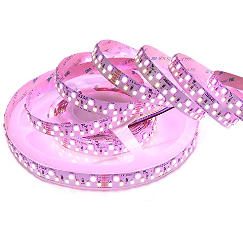 Tira LED RGB+CCT Flexible 16.4ft DC 24V 900 LEDs Interior miniatura 1