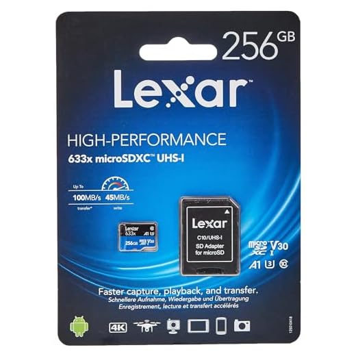 Cartão de Memória Lexar 256GB