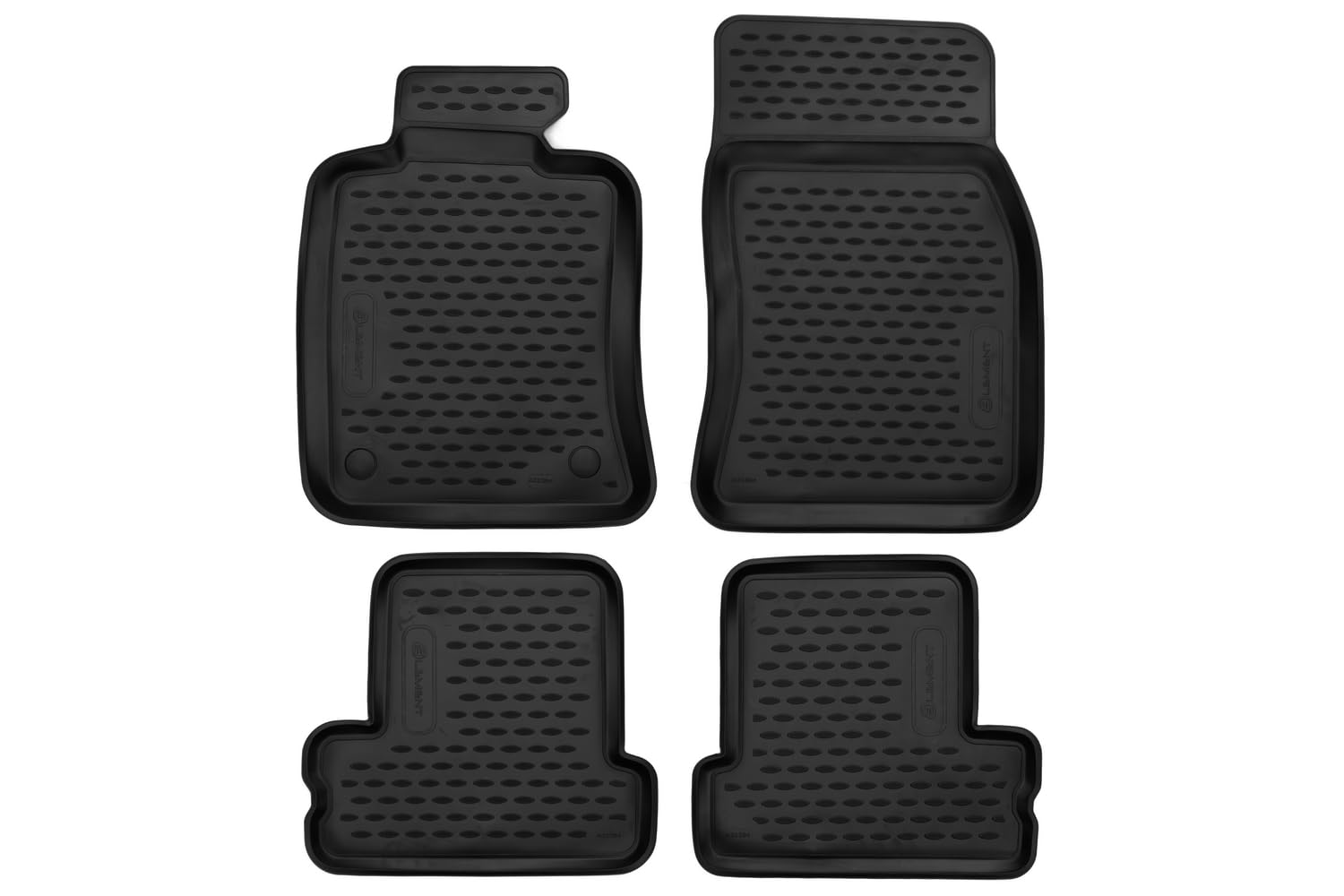 ELEMENT Alfombrillas 3D para ŠKODA Karoq 2017- | Familiar | Europa | Sin Caja Asiento | 4 Piezas — view 131