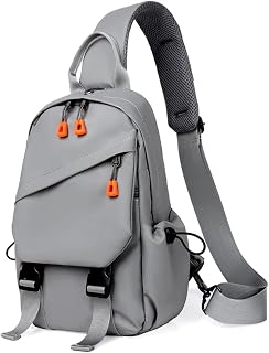 GUSTAVE® Sling Bags for Men Oxford Cloth - Lightweight, USB Charging Port, Crossbody Bag for Men Multi-Compartment & Adjus... Price In India