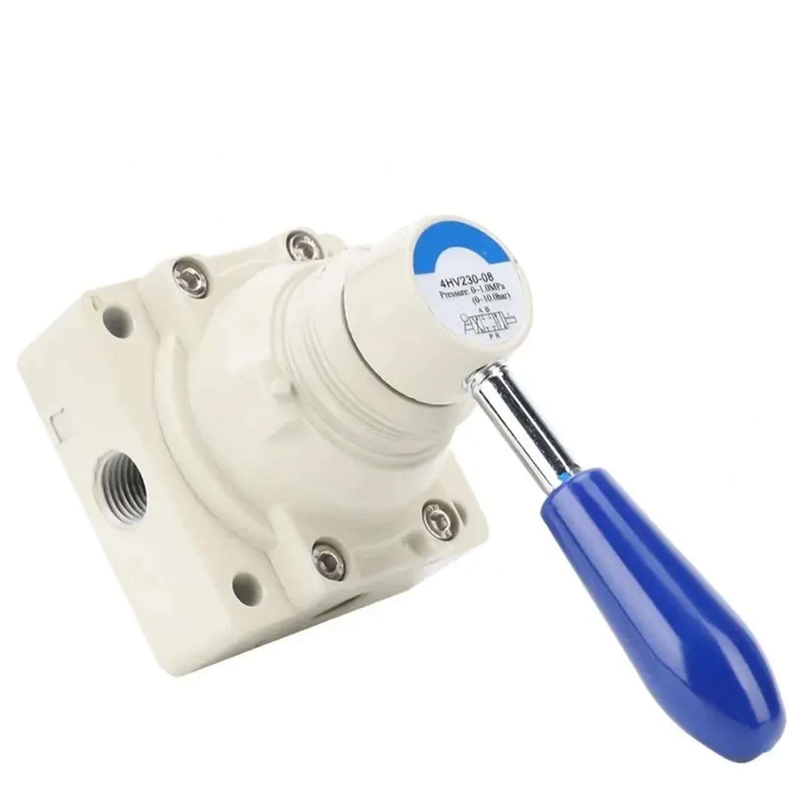 1 pz 4HV230-08 Valvola pneumatica a 4 vie e 3 posizioni, leva manuale, azione diretta, 1/4 di pollice PT