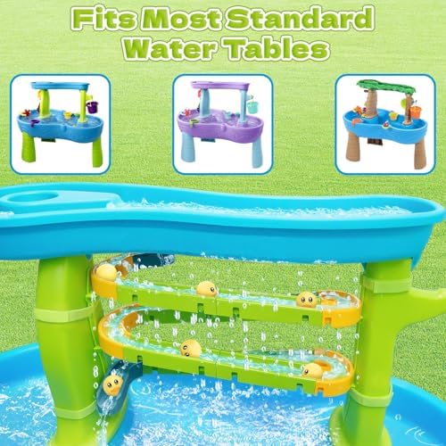 Water Slide Toys for Step2 Rain Showers Water Table Accessories for Kids - 3