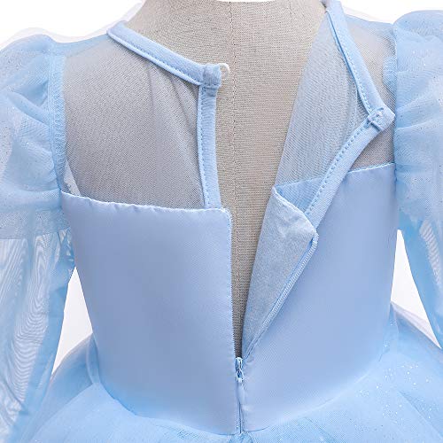 black and blue or white and gold dress illusion Aurora Princess Cosplay Costume Sparkling Blue Gown COSFUN