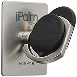 iPalm Silver Universal Ring Stand Grip w/ Free Car Mount Holder Hook