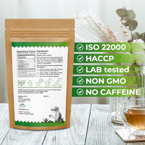 Image of 4 oz. Angelica Root Bulk Herb Herbal Tea (Angelica Archangelica) - 113g Herb Tea