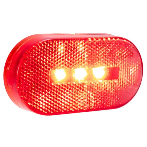 Luz marcador LED 4x2" Long Haul 2 Pack Clear/Red miniatura 1