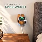 Wall Charging Stand for All Apple Watches, Wooden Charging Dock, Wall Mount - Image 2