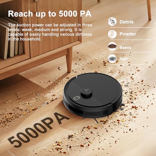 Robot Vacuum and Mop Combo with Self-Empty Base