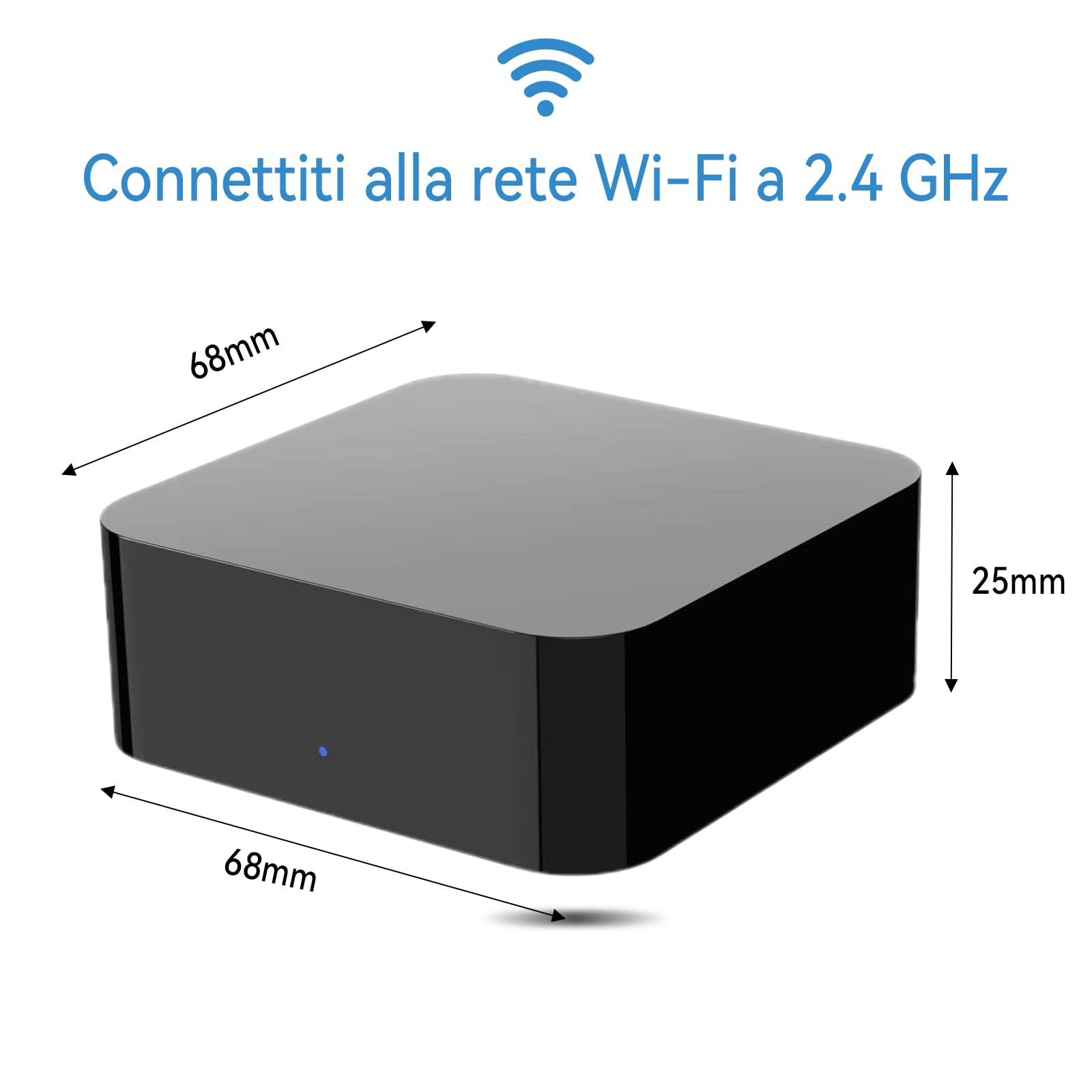 Control Remoto Inteligente Universal WiFi, Hub para Casa Inteligente, Dispositivo IR (Infrarrojo) Que Puede Controlar TV y Aire Acondicionado, Compatible con Alexa, Google Home.