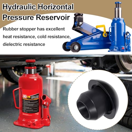 Image of 12pcs Hydraulic Jack Oil Filler Plug, Conical Floor Jack Plug, Universal Bottle Jack Accessories, Rubber Jack Filler Bung for Oil Reservoir Filler Hole
