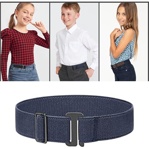 Pack of 2 Invisible Elastic Belt Stretch Nobuckles Belt for Women Men Student Adjustable Waiststrap for Jeans Pants3