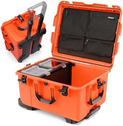 NANUK Trail 80-79L (20.9 Gallon) Waterproof Storage Box - Rolling &amp; Modular Cargo Case for Camping, Fishing, Hunting, Outdoor Storage - Dustproof &amp; Shockproof (25.5" x 20" x 14.5")