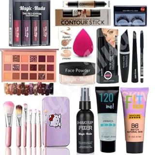 MagicHuda Waterproof Hd Makeup Kit Combo For Women & Girls All Products In 1 Kit Set Of-16