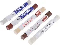 Marcadores de reparo de piso de madeira com cores rejuvenescedoras