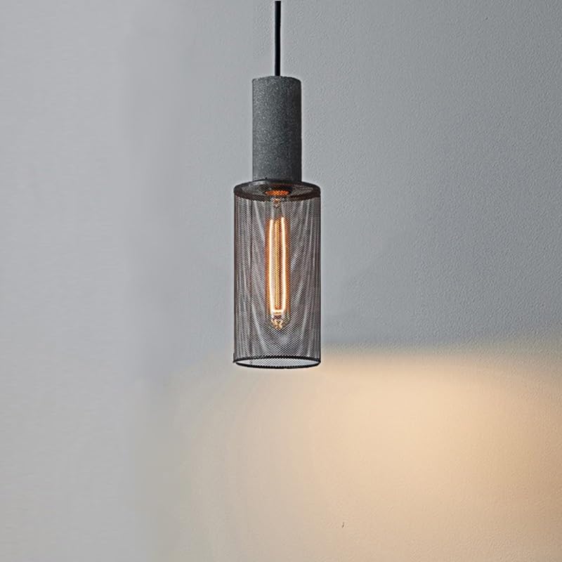 Lampe suspendue LED en fer forgé créative et moderne
