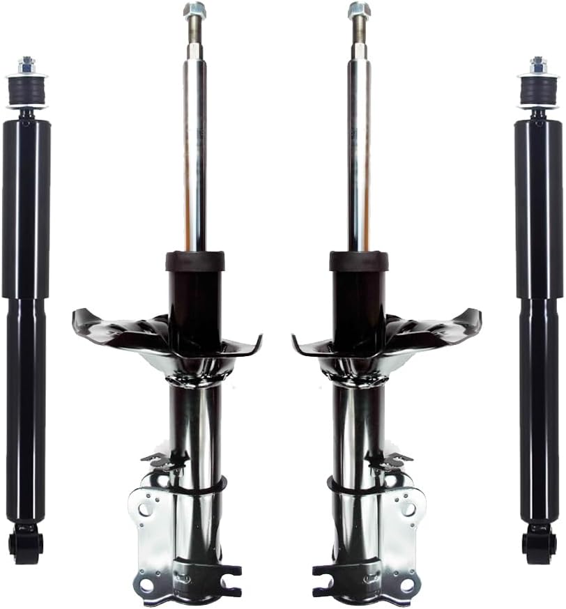 PM Auto Set of 4 Front Suspension Strut Assembly-Rear Shock Absorber Replacement For 2002-2005 Kia Sedona
