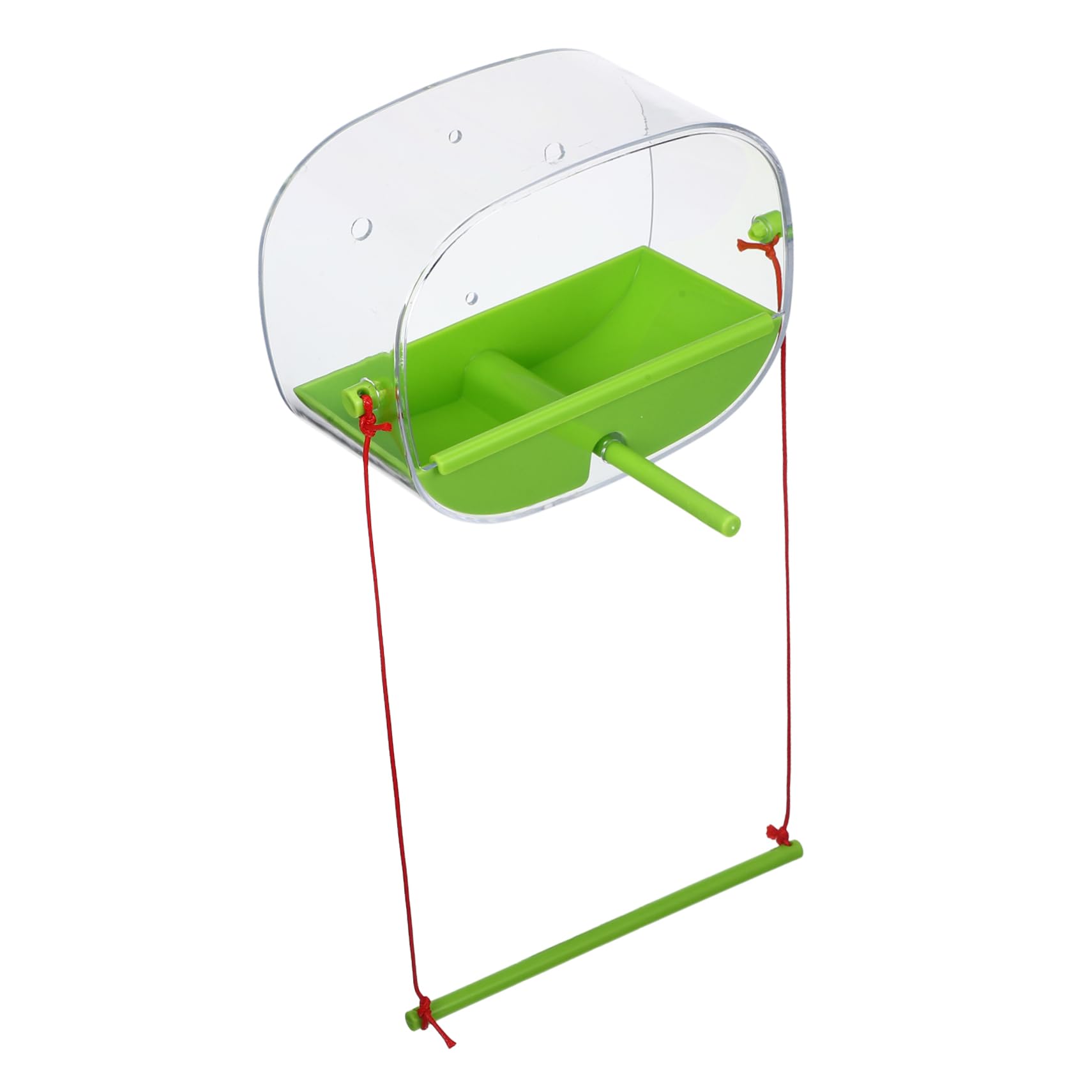 POPETPOP 3 Juegos Comedero para Pájaros Ventosa del Comedero del Colibrí De La Ventana Comederos De Pájaros De Ventana para Exterior Alimentador De Ventana Educación Física Green