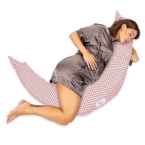Koala Babycare® Almohada para Embarazadas para Dormir Cojin Lactancia –Soporte del Cuerpo de la Mama y del bebé – para Bebe Que Puede ser Utilizado como Cuna y Reductor de Cuna - KHUGS