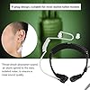 Topiky Throat Mic Headset, Acoustic Tube Throat Mic Earphone Microphone Air Conduit PTT Headphones for UV-5R BF-888S Walkie Talkie #2