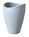 Produktbild Scheurich Wave Globe High, Hochgefäß aus Kunststoff, Weiss-Granit, 50,5 cm Durchmesser, 67 cm hoch, 33 l Vol.