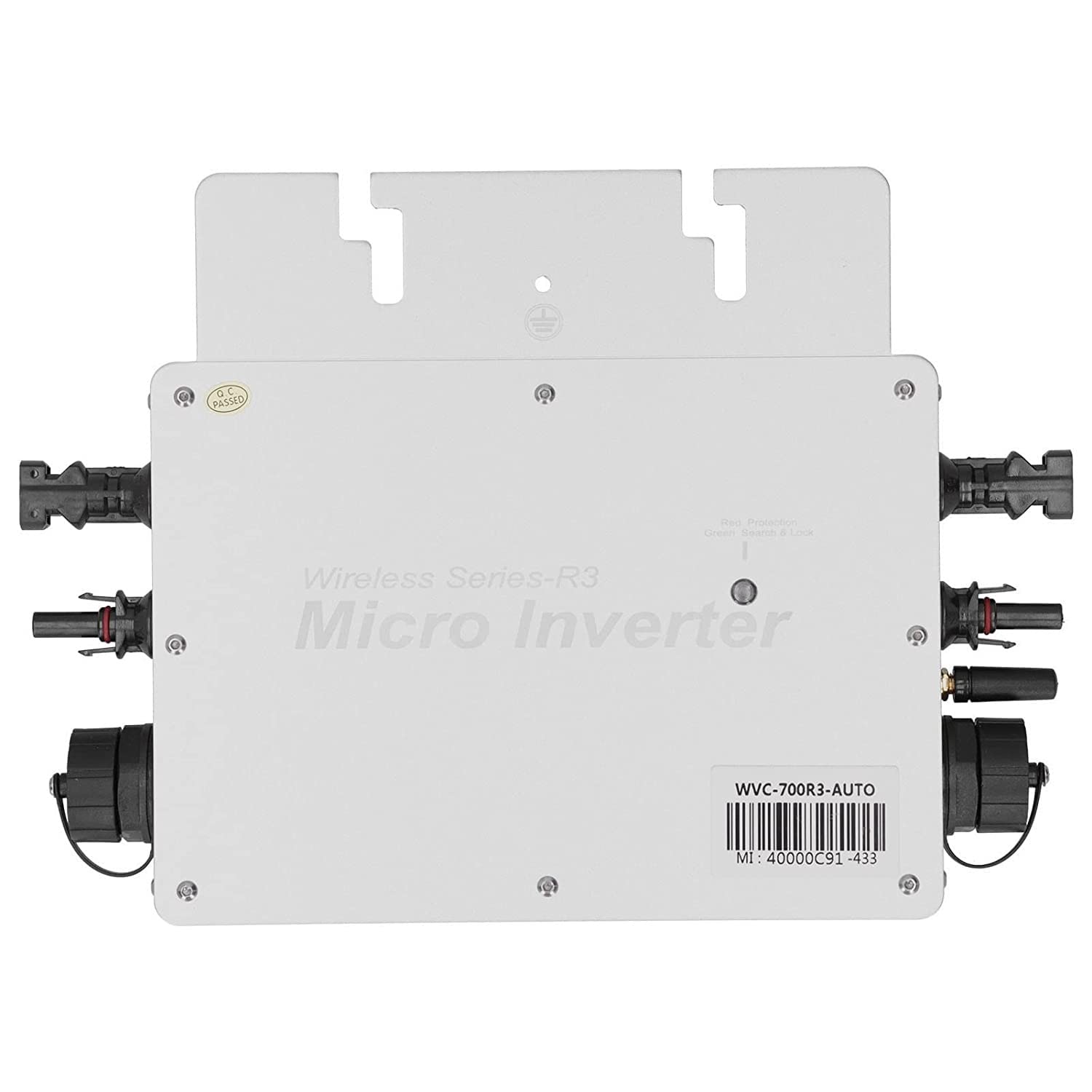 Solar Inverter 700W Micro Inverter Solar Grid Tie Inverter, IP65 Impermeabile Controllo WiFi DC 22-60V A AC 230V Micro Inverter Identificazione Automatica Solare 120/230V