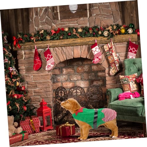 Disfraz de Navidad para perros KESYOO tamaño XXL verde miniatura 6