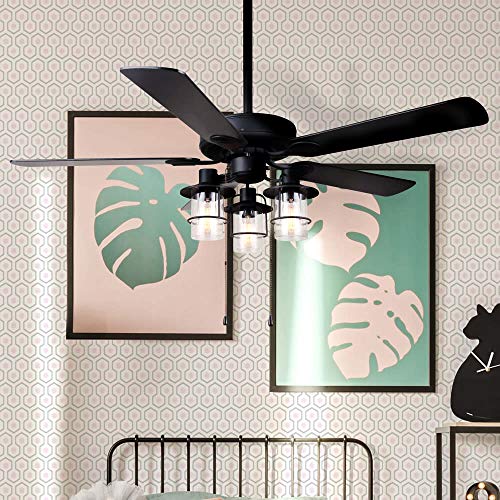Canarm Cf52Cat5Bk Catena Matt Black Ceiling Fan #TOP1