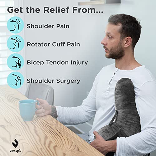 Zomaple Shoulder Surgery Pillow For Shoulder Pain Relief| Super Soft Rotator Cuff Pillow For Post-Op Comfort And Arm & Shoulder Support & Healing #TOP1