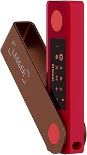 Ledger Nano X (Ruby Red) - Secure and Manage Your Crypto & NFTs on-The-go with Our Bluetooth®-Enabled Hardware Wallet