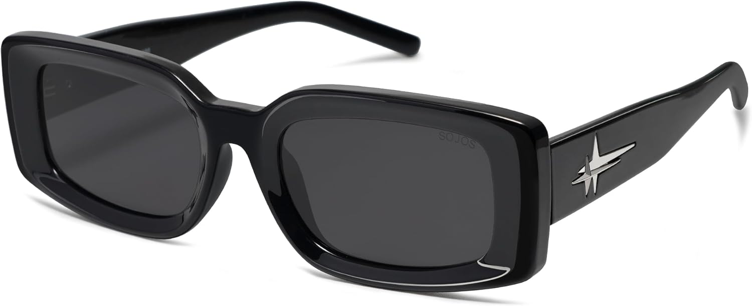 SOJOS Classic Trendy Rectangle...