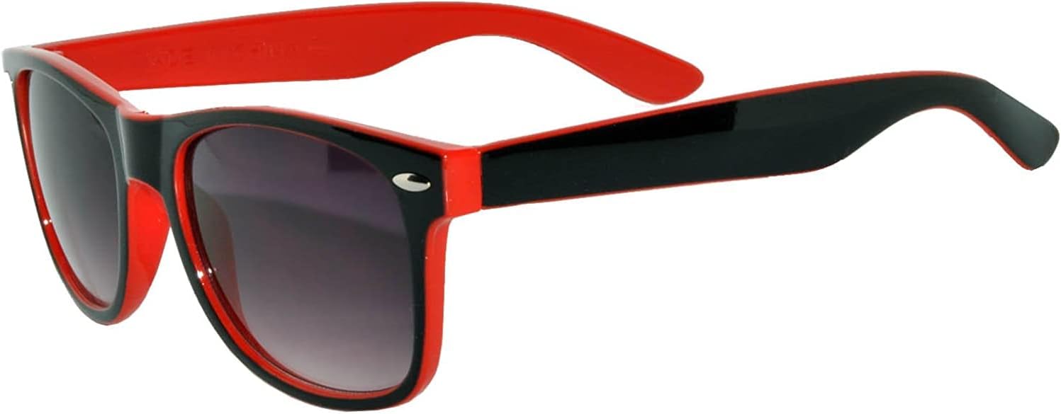 OWL Classic Retro Two -Tone Vintage Smoke Lens Sunglasses Mens and Womens