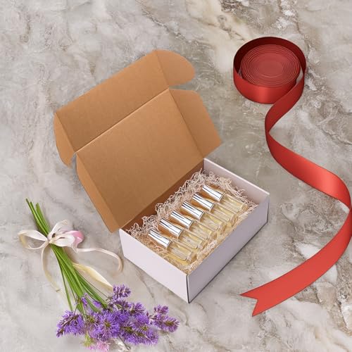 Image of RLAVBL 12x8x4 Inches Shipping Boxes Set of 20, White Small Corrugated Cardboard Box, Mailer Boxes for Packing Small Business