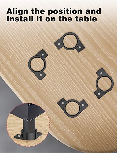Laser Feet Guide For Xtool D1, 8-Pack Upgrade Leg Holders With Stainless Steel Screw Compatible For Xtool D1 Laser Cutter And Engraver Machine (Black) #TOP4