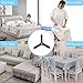 Bed Sheet Holder Straps, Rareccy Adjustable Bed Sheet Fastener and Triangle Elastic Mattress Sheet Clips Suspenders Grippers Fasteners Heavy Duty Keeping Sheets Place for Bedding Mattress (4 PCS)