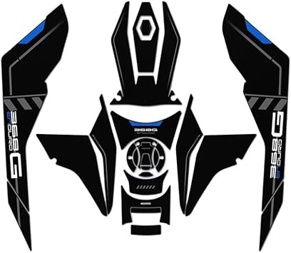 For ZONTES ZT368G 2024-2026 Motorcycle Protection Sticker Thick Frosted StickersBlue