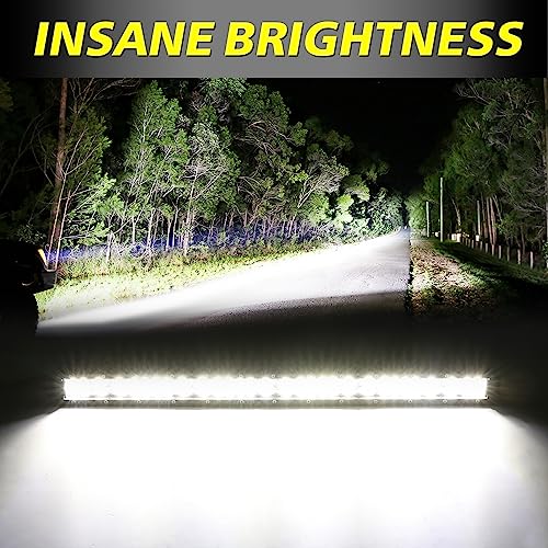 Image of 18 Inch Slim LED Light Bar 144W Spot Flood Combo Off Road Lights