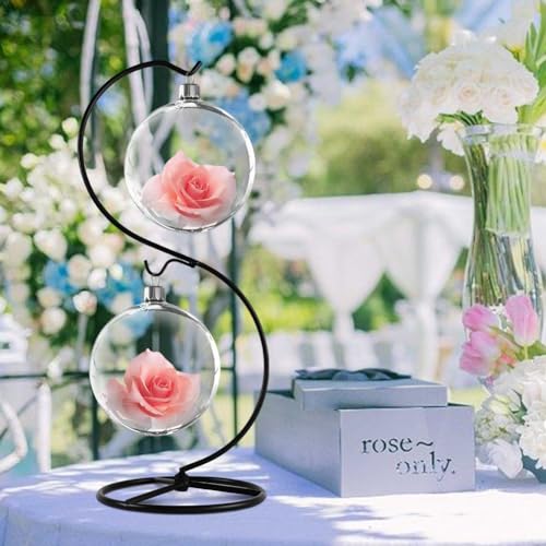 image for Fosinz CXLE Ornament Display Stand, Iron Pothook Stand for Hanging Gla