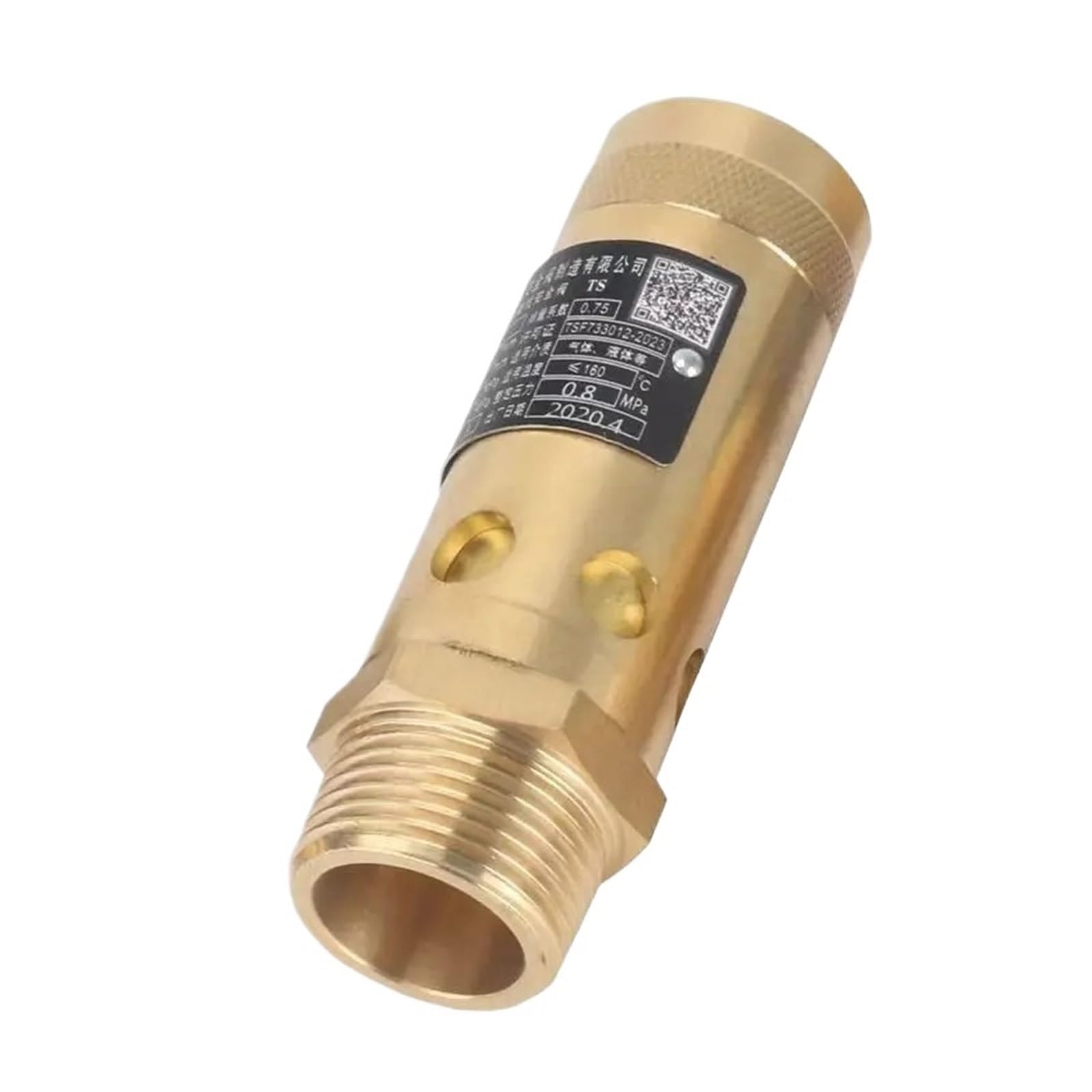 Hudfvioi 1 Brass Pressure Relief Valve Spring Copper Safety Valve For Water Pump
