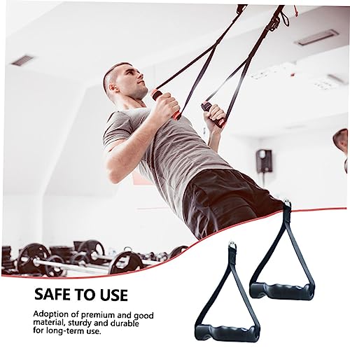 Balacoo 1 Par Puxar Para Baixo Alça Braços Exercitador De Força Construtor Muscular Cabo Máquina Alç